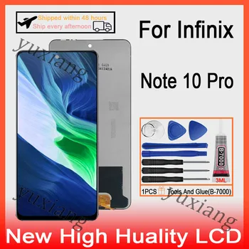 Оригинални LCD дисплей За Infinix Note 10 Pro X695 Подмяна на Дигитайзер с докосване на екрана