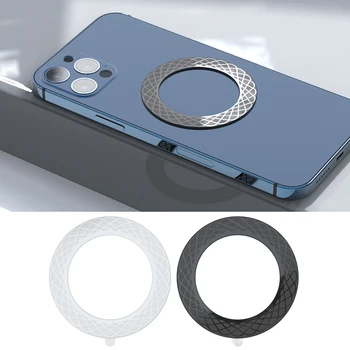 За Magsafe Магнитен подреден Пръстен, изработени Безжична Зареждане на Стикер За заден капак за Мобилен телефон Силен Магнит за iPhone 13 12 Pro Max 11
