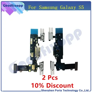 Нови Оригинални За Samsung Galaxy S5 G900T Micro USB Порт За Зареждане на Сензор за Докинг Станция Гъвкав Кабел, Резервни Части