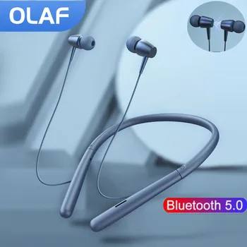 Олаф TWS Магнитни Безжични Слушалки с Шейным Ръб Bluetooth 5,0 Спортни Слушалки Безжични слушалки За Джогинг Втулки с Микрофон За Телефон