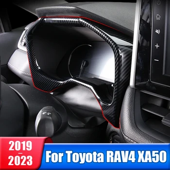 Авто Инструмент Дисплей Скоростомер Сензор за Покриване на Тампон Рамка За Toyota RAV4 2019 2020 2021 2022 2023 RAV 4 XA50 Хибридни Аксесоари