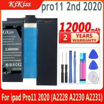 Батерия KiKiss pro11 1st 2018 pro11 2nd 2020 За iPad Pro 11 2018 A1980 A2013 A1934 A1979 A2042 / 2020 A2228 2rd 2th на Батерията