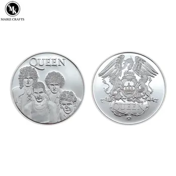 Кралицата На Възпоменателни Монети Метал Със Сребърно Покритие Занаяти Начало Декор Монети, Икони Подбрани Подаръци