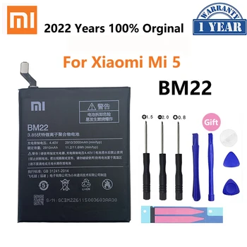 100% Оригинален 3000 mah BM22 Батерия За Xiaomi 5 Mi5 M5 bateria 