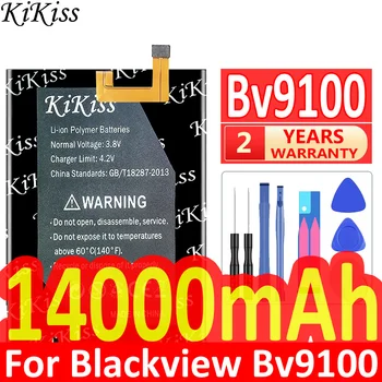 14000 ма KiKiss Мощна Батерия Bv 9100 за Blackview Bv9100