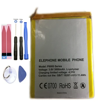 ISUNOO Elephone P9000 Батерия 3000 ма Подмяна на Гръб за Elephone P9000 Lite С Инструменти