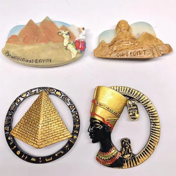 Египет Сувенир Магнит за Хладилник Камила Пирамида на Гиза Кайро Египет Египетският Куклен Магнити за Хладилник за Украса на Хладилник