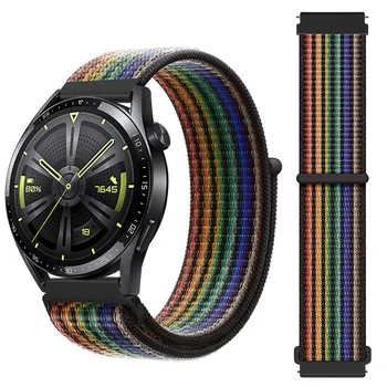 Найлонов Ремък 20-22 мм за Samsung Galaxy Watch 4 active 2 Gear S3 Гривна amazfit Huawei GT2GT3 Huawei Watch 2 Класически Каишка за Часовник