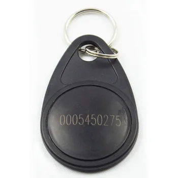 100 бр/пакет RFID Ключодържатели 125 khz Безконтактни ABS Тагове Отстъпка Регистрационен Ключ виси Етикет за Контрол на достъпа Ключодържател TK4100/EM4100