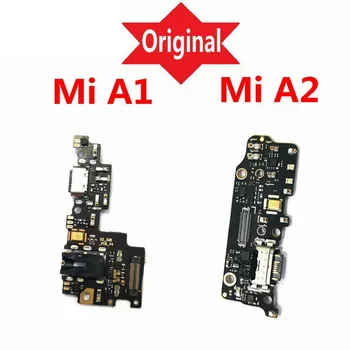 Оригинално USB Зарядно Устройство Конектор За Слушалки Аудио Гъвкав За XiaoMi Mi A1 A2 Док-Станция За Зареждане на Порт на Конектор Гъвкав Кабел За Mi 5X 6X