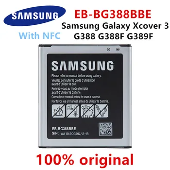 SAMSUNG Оригинален EB-BG388BBE Подмяна на 2200 mah Батерия За Samsung Galaxy Xcover 3 SM-G388 G388F G389F Батерии С NFC