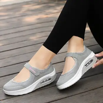 Pmwrun/дишащи Дамски маратонки, дамски обувки, Дамски окото дамски летни обувки, модел Дамски Вулканизированная Обувки, женски маратонки