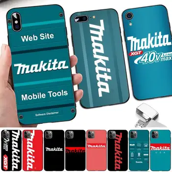 TOPLBPCS Набор от Инструменти Makita Калъф за телефон за iPhone 8 7 6 6S Plus X 5S SE 2020 XR 11 12 pro XS MAX