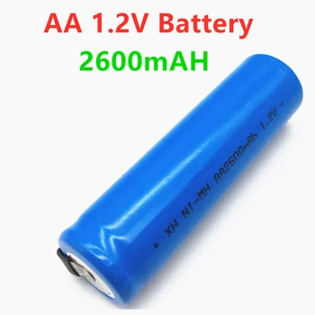 1.2 Ni-Mh AA Батерия Акумулаторна 2600 mah AA Батерия за микрофон, дистанционно управление и други електронни продукти