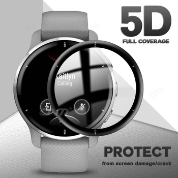 5D Защитно фолио за екрана Garmin Venu 2 Plus Пл Music 2S Смарт часовници е Мек Защитен калъф за Garmin Venu2 Plus (Без стъкло)