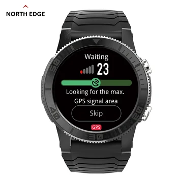 NORTH EDGE X-TREK Мъжки Спортни Смарт Часовници GPS 360*360 dpi Сърдечната Честота SpO2 VO2max Стрес 120 Спортен Режим Умни Часовници За IOS и Android