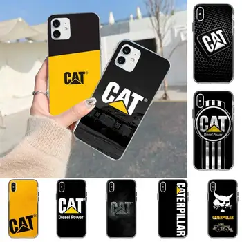 Калъф за мобилен телефон с логото на Caterpillar за iPhone 11 12 13 Mini Pro Max 8 7 6 6S Plus X 5 SE 2020 XR XS shell Case
