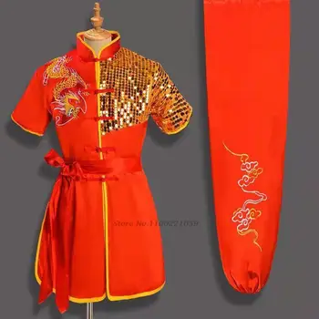 2022 китайска реколта дрехи ушу униформи костюм ушу кунг-фу униформи-облекла бойни изкуства униформи китайски костюм на войн