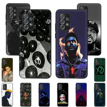 The Weeknd Черен Калъф за телефон Samsung Galaxy A72 A52 A32 A51 5G A50 A70 A71 A22 A21S A31 A40 A41 A11 A12 A20E A42 А7 А9 Калъф