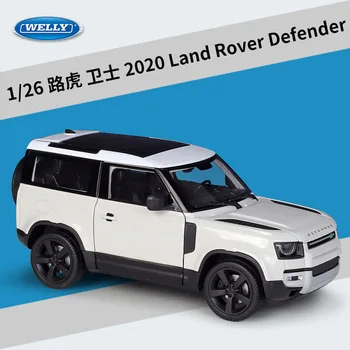 WELLY Леене под налягане 1:26 Автомобил 2020 Land Rover Defender Класически Suv Автомобил От Метална Сплав Играчка Кола Модел на превозното средство За Детска Подарък Колекция