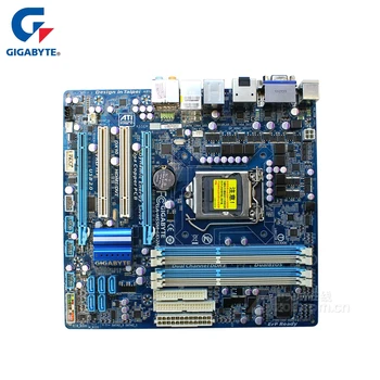 Gigabyte GA-H55M-UD2H 100% Оригинална дънна Платка LGA 1156 DDR3 16G H55 H55M-UD2H Десктоп дънна платка SATA II Дънната платка се Използва
