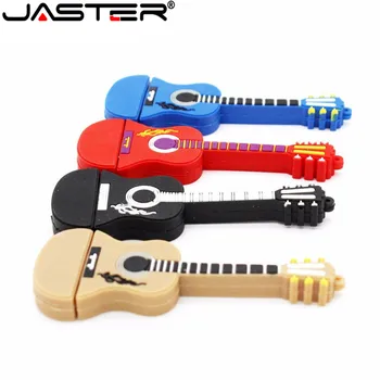 Jaster карикатура USB 2.0 сладък Музикален инструмент Китара, цигулка Забележка USB Флаш памет 4 GB 8 GB 16 GB 32 GB 64 GB модни Usb Стик
