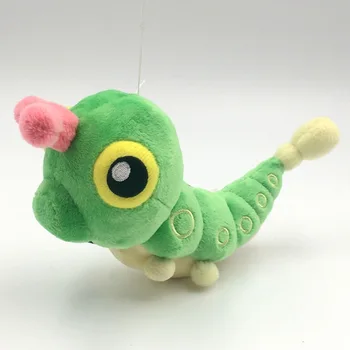 12 см Pokemon Caterpie Зелена Гъсеница Плюшени Меки Играчки, Меки Кукли Peluche Подарък за Деца
