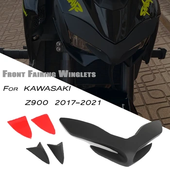 MKLIGHTECH За KAWASAKI Z900 Z 900 2017-2019 Преден Обтекател Аеродинамични Крила Предни Клюн на Носа Конус Удължител Капачки Удължител