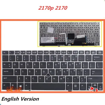 Клавиатура с английска Подредбата за лаптоп HP EliteBook 2170p 2170