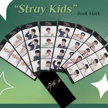 Kpop Straykids Фотокарточки Отметки Сладки Снимки На Бездомни Деца Набор От Карти Lomo Корейски Канцеларски Дневник Отметки Фенове Gif