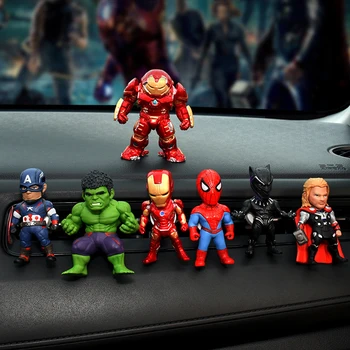 Disney Marvel Фигурка на Spider-man Авто Въздуховод Парфюми Климатик за Скоба за Окачване на Аксесоари За Интериора на Колата Ароматни Играчки Подарък