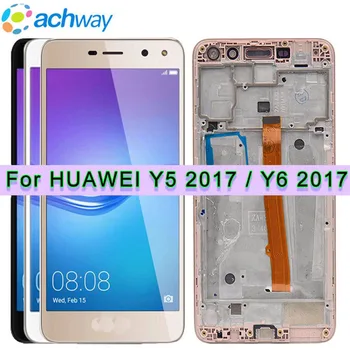 За Huawei Y5 2017 LCD дисплей с сензорен екран Дигитайзер Y5 iii LCD дисплей с Рамка 5,0 